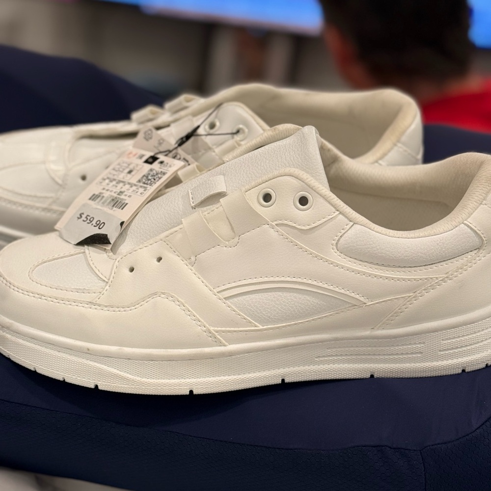 Zara Men's White Sneakers